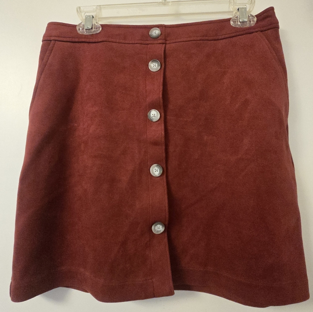 EUC Loft Outlet Women's‎ Button-Front Skirt